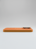 Orange Alcantara iPhone case by CORZA ORIGIN